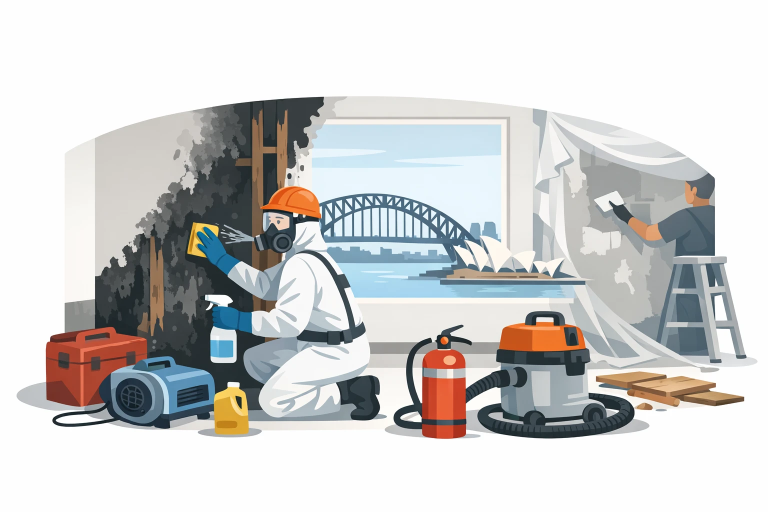 Fire damage restoration in Sydney