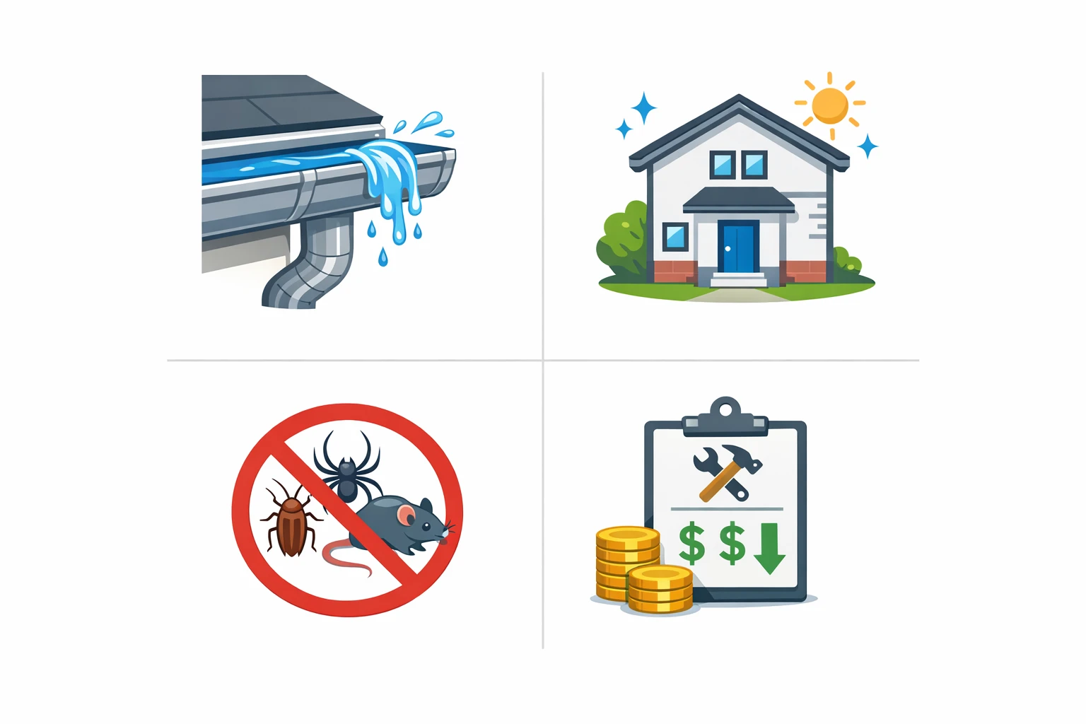 Benefits of Gutter Cleaning
